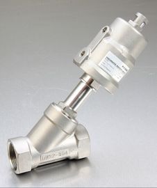Válvula de ângulo de aço inoxidável, PV700 válvula de ângulo de 2/2 maneiras para líquidos/gás