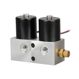 Qualidade  High Pressure Air Flow Control Valve DC12V / DC24V Secondary Shunt Double Coils Fábrica