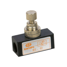 Válvula de controle pneumática do fluxo G1/8” - G1/2” COM REFERÊNCIA à válvula do regulador do fluxo de ar da série