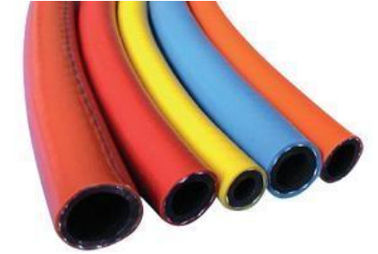 A fibra sintética do PVC da tubulação pneumática de alta pressão do ar do gás reforçou Mpa da mangueira 1 - 2Mpa